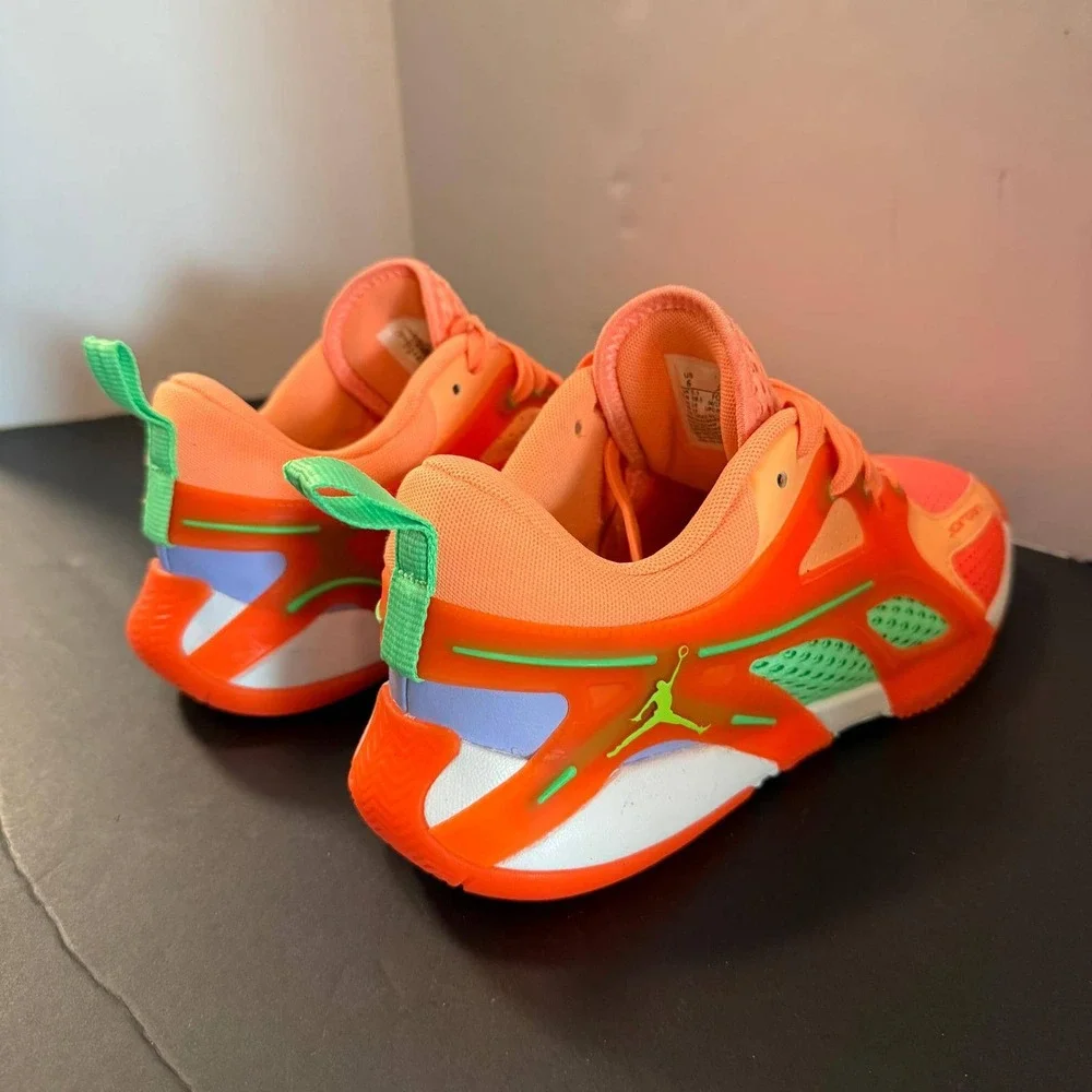 Jordan Luka 3 Motorsport Safety Orange Green Mens Basketball Shoes Size 6